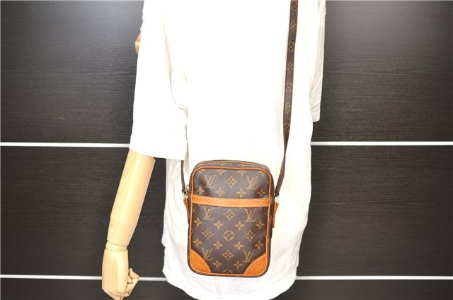 Authentic Louis Vuitton Monogram Danube Shoulder Cross Body Bag M45266 LV 2072D