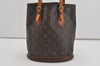 Authentic Louis Vuitton Monogram Bucket PM Shoulder Tote Bag M42238 LV 2072I