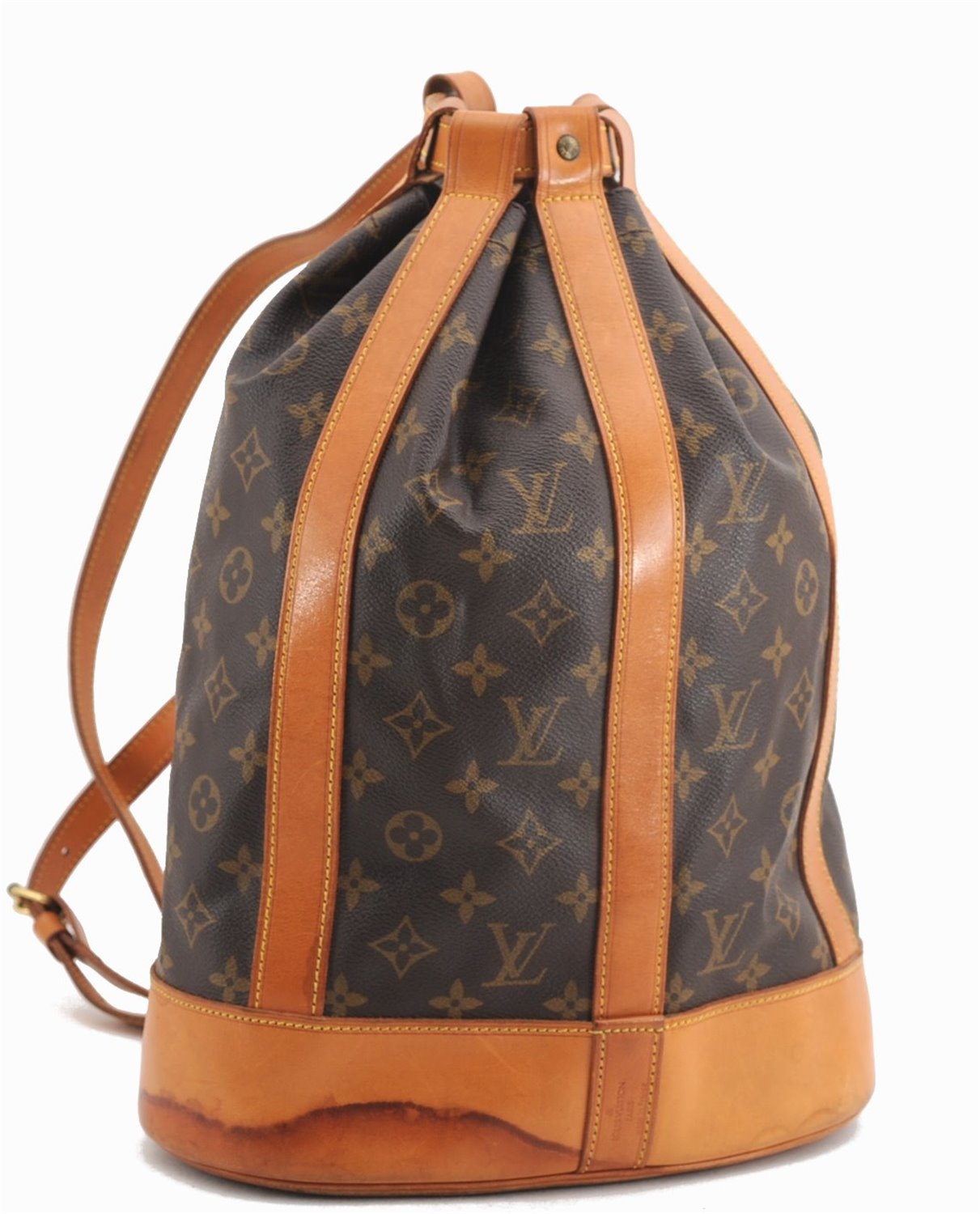 Authentic Louis Vuitton Monogram Randonnee PM Shoulder Bag M42243 LV 2073F