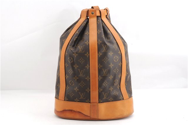 Authentic Louis Vuitton Monogram Randonnee PM Shoulder Bag M42243 LV 2073F