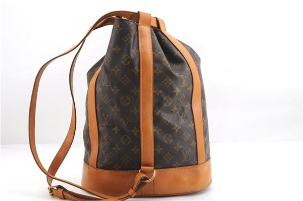 Authentic Louis Vuitton Monogram Randonnee PM Shoulder Bag M42243 LV 2073F