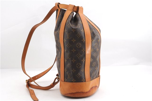 Authentic Louis Vuitton Monogram Randonnee PM Shoulder Bag M42243 LV 2073F