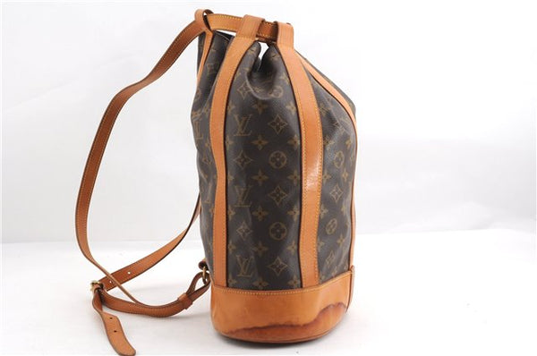 Authentic Louis Vuitton Monogram Randonnee PM Shoulder Bag M42243 LV 2073F