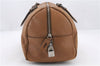 Authentic PRADA Leather 2Way Shoulder Hand Boston Bag Purse Brown 2074D