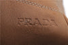 Authentic PRADA Leather 2Way Shoulder Hand Boston Bag Purse Brown 2074D