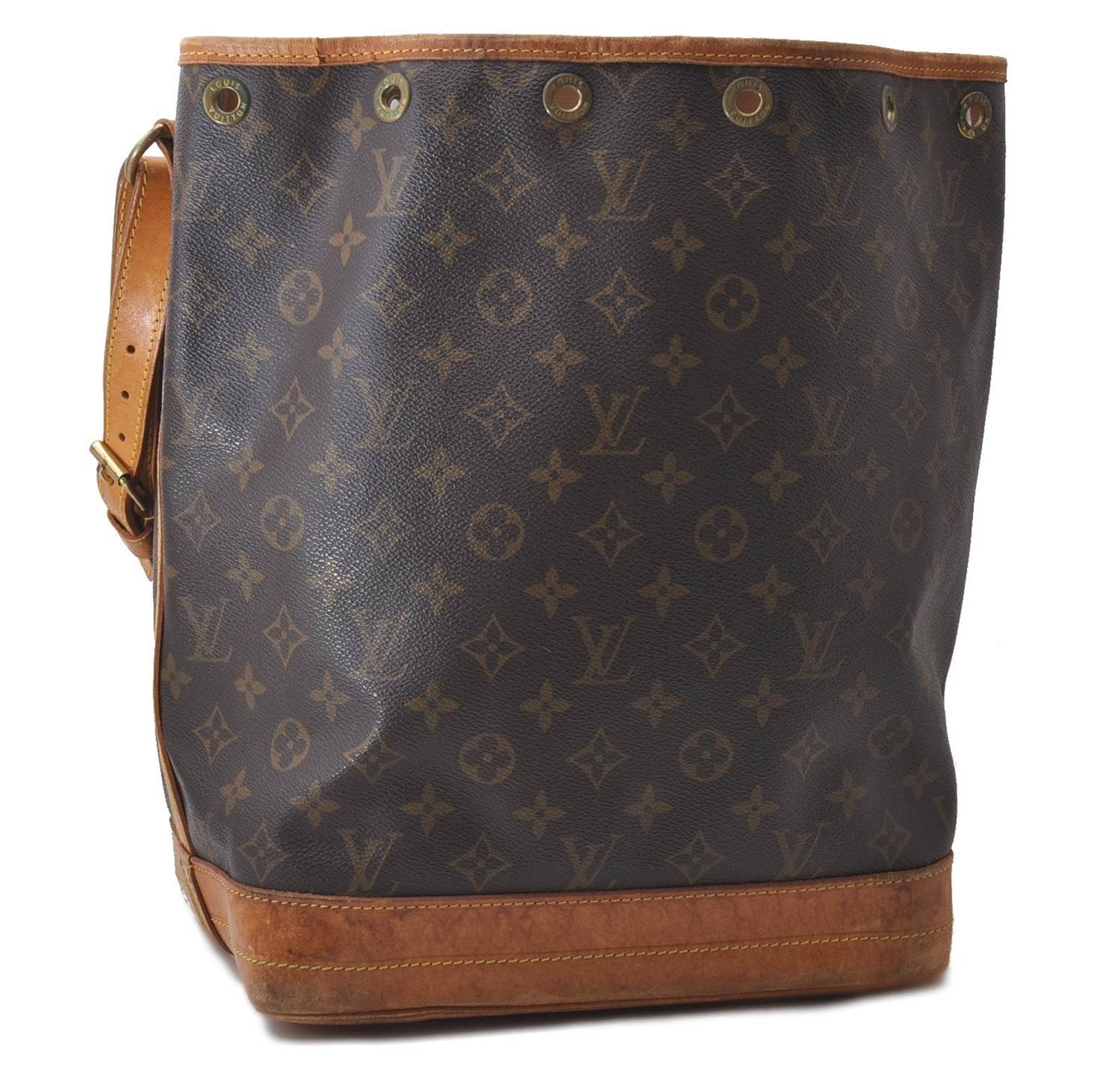 Authentic Louis Vuitton Monogram Noe Shoulder Bag M42224 LV 2075D