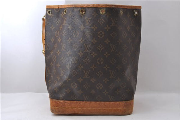 Authentic Louis Vuitton Monogram Noe Shoulder Bag M42224 LV 2075D