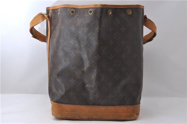 Authentic Louis Vuitton Monogram Noe Shoulder Bag M42224 LV 2075D