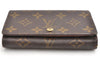 Auth Louis Vuitton Monogram Porte Monnaie Billets Tresor Wallet M61730 LV 2075G