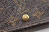 Auth Louis Vuitton Monogram Porte Monnaie Billets Tresor Wallet M61730 LV 2075G