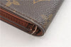 Auth Louis Vuitton Monogram Porte Monnaie Billets Tresor Wallet M61730 LV 2075G