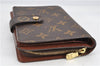 Authentic Louis Vuitton Monogram Porte Papier Zip Bifold Wallet M61207 LV 2076G