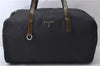 Authentic PRADA Nylon Hand Boston Bag Black 2077D