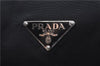 Authentic PRADA Nylon Hand Boston Bag Black 2077D