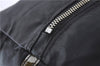 Authentic PRADA Nylon Hand Boston Bag Black 2077D