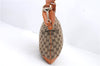 Authentic GUCCI Horsebit Shoulder Hand Bag GG Canvas Leather 145826 Brown 2078D
