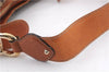 Authentic GUCCI Horsebit Shoulder Hand Bag GG Canvas Leather 145826 Brown 2078D