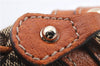 Authentic GUCCI Horsebit Shoulder Hand Bag GG Canvas Leather 145826 Brown 2078D