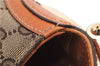 Authentic GUCCI Horsebit Shoulder Hand Bag GG Canvas Leather 145826 Brown 2078D