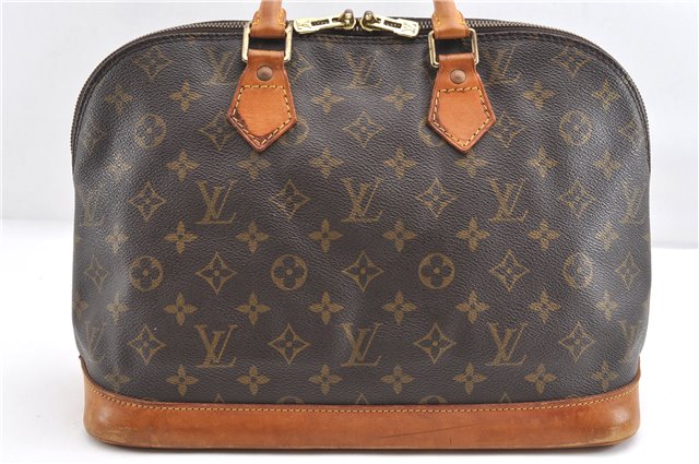 Authentic Louis Vuitton Monogram Alma Hand Bag Purse M51130 LV 2079G