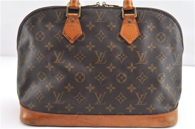 Authentic Louis Vuitton Monogram Alma Hand Bag Purse M51130 LV 2079G