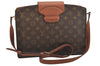 Authentic Louis Vuitton Monogram Courcelles Shoulder Cross Bag M51375 LV 2081I