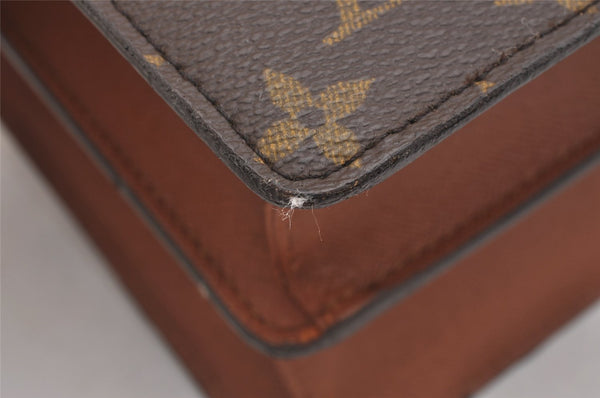 Authentic Louis Vuitton Monogram Courcelles Shoulder Cross Bag M51375 LV 2081I