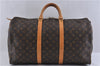 Authentic LOUIS VUITTON Monogram Keepall 50 Boston Bag M41426 LV 2082C