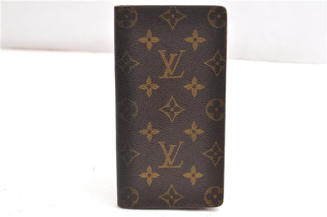 Authentic Louis Vuitton Monogram Porte Cartes Credit Yen Wallet M60825 LV 2082G