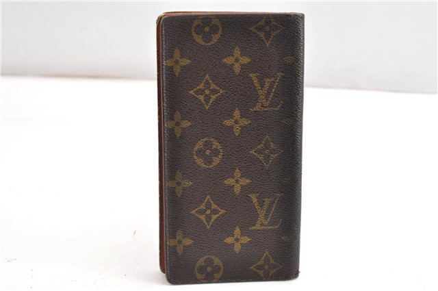 Authentic Louis Vuitton Monogram Porte Cartes Credit Yen Wallet M60825 LV 2082G