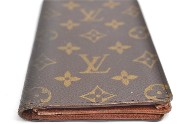 Authentic Louis Vuitton Monogram Porte Cartes Credit Yen Wallet M60825 LV 2082G