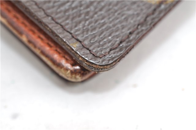 Authentic Louis Vuitton Monogram Porte Cartes Credit Yen Wallet M60825 LV 2082G