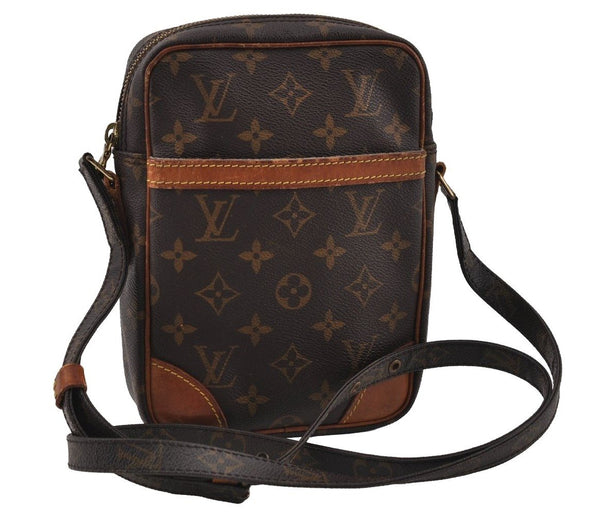 Authentic Louis Vuitton Monogram Danube Shoulder Cross Body Bag M45266 LV 2082I