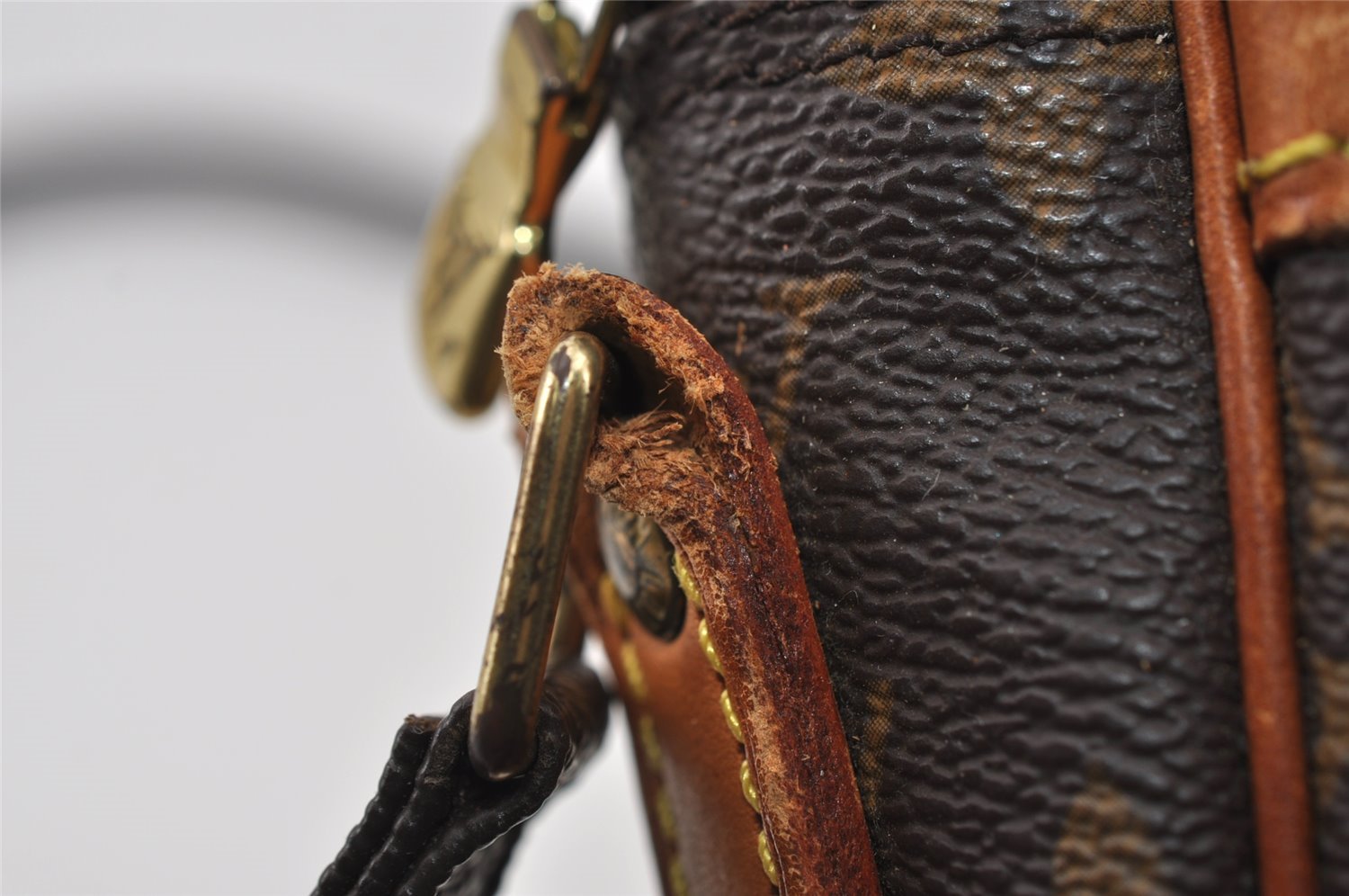 Authentic Louis Vuitton Monogram Danube Shoulder Cross Body Bag M45266 LV 2082I