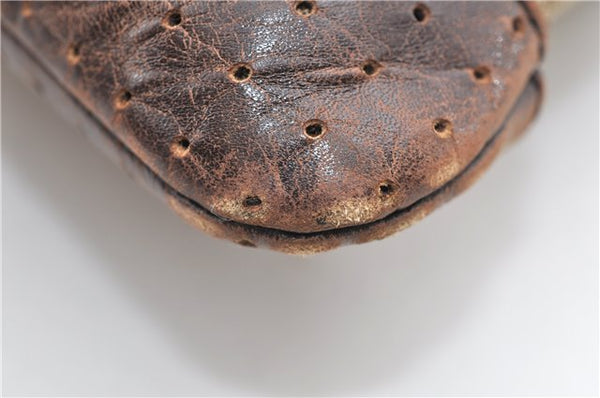 Authentic GUCCI Shoulder Cross Body Bag GG Canvas Leather 145857 Brown 2083G