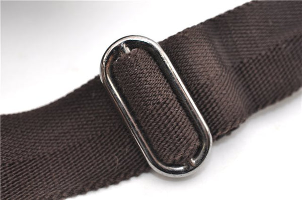 Authentic GUCCI Shoulder Cross Body Bag GG Canvas Leather 145857 Brown 2083G