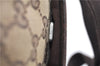 Authentic GUCCI Shoulder Cross Body Bag GG Canvas Leather 145857 Brown 2083G