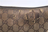 Authentic GUCCI Shoulder Cross Body Bag GG Canvas Leather 145857 Brown 2083G