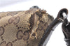Authentic GUCCI Shoulder Cross Body Bag GG Canvas Leather 145857 Brown 2083G