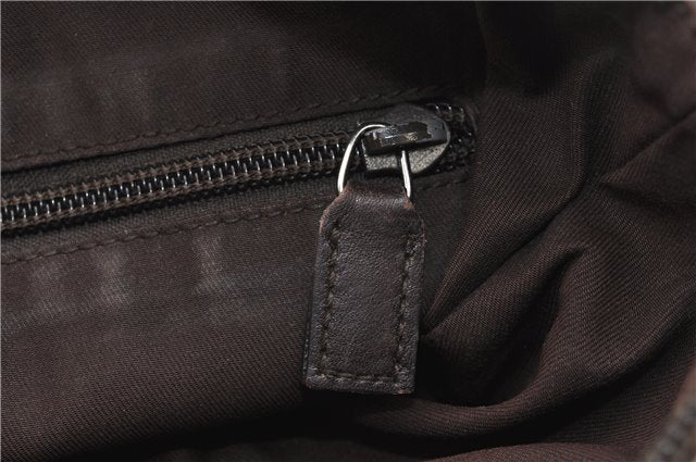 Authentic GUCCI Shoulder Cross Body Bag GG Canvas Leather 145857 Brown 2083G