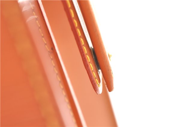 Authentic Louis Vuitton Epi Serviette Fermoir Briefcase Brown M54358 Junk 2084G