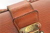 Authentic Louis Vuitton Epi Serviette Fermoir Briefcase Brown M54358 Junk 2084G