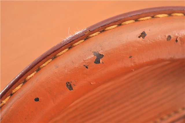 Authentic Louis Vuitton Epi Serviette Fermoir Briefcase Brown M54358 Junk 2084G