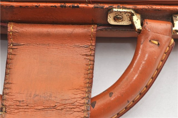 Authentic Louis Vuitton Epi Serviette Fermoir Briefcase Brown M54358 Junk 2084G