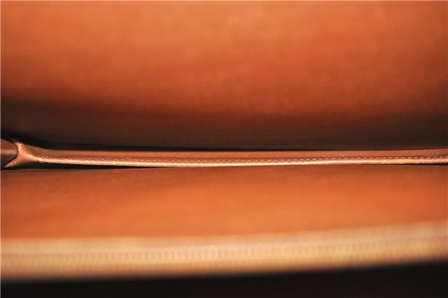 Authentic Louis Vuitton Epi Serviette Fermoir Briefcase Brown M54358 Junk 2084G