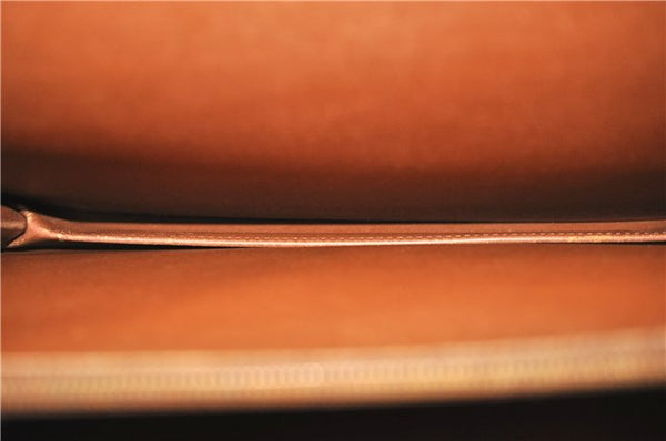 Authentic Louis Vuitton Epi Serviette Fermoir Briefcase Brown M54358 Junk 2084G