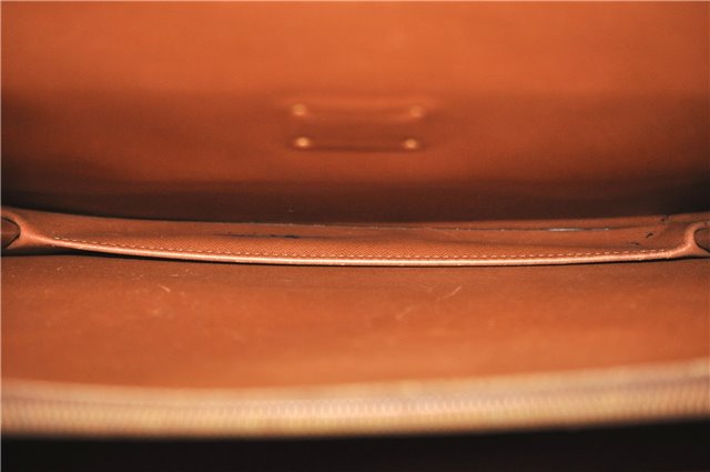 Authentic Louis Vuitton Epi Serviette Fermoir Briefcase Brown M54358 Junk 2084G