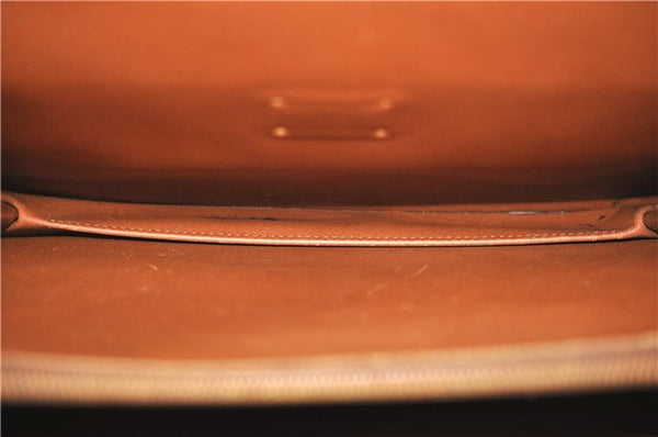 Authentic Louis Vuitton Epi Serviette Fermoir Briefcase Brown M54358 Junk 2084G