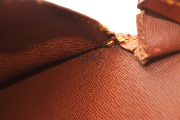 Authentic Louis Vuitton Epi Serviette Fermoir Briefcase Brown M54358 Junk 2084G