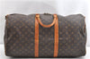 Authentic Louis Vuitton Monogram Keepall Bandouliere 55 M41414 Boston Bag 2085G
